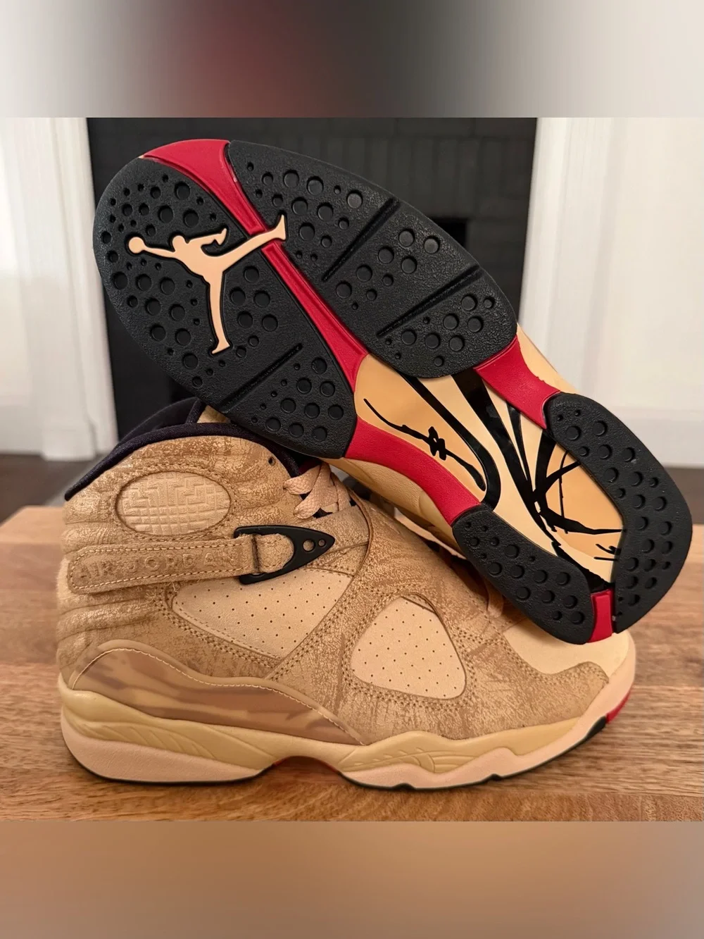 Air Jordan 8 Retro x Rui Hachimura “Black Samurai” - Mens Size 7 - (DO2496-700)